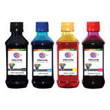 4 Tinta Para Hp Smart Tank 724 581 674 250ml Bk Pigmentado