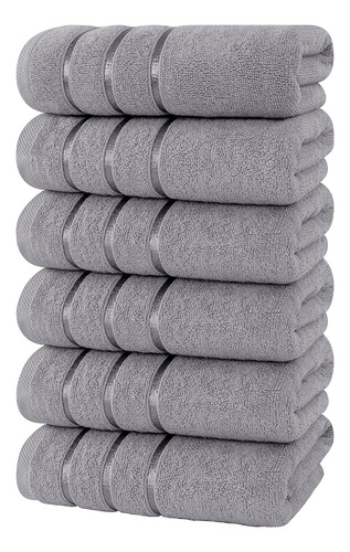 Utopia Towels, Juego De 6 Toallas De Mano De Viscosa (16 X 2