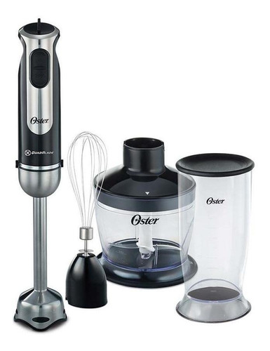 Mixer Oster 800w Fpsthb2800 Negro Inox Con Batidor Y Picador