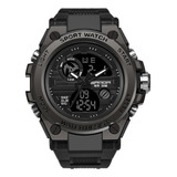 2024 Hombre Reloj Sanda Waterproof Militar Táctico Reloj