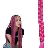 Trenza Para Decoración Extensión Peinado 58cm Fiusha