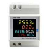 Medidor Digital 6 Em 1 Wattímetro Amperímetro Voltímetro 380/450v