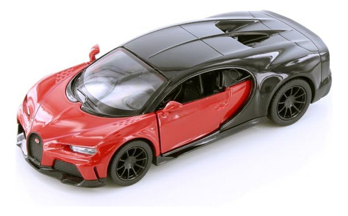 Bugatti Chiron Supersport Carmesi Rojo 1/38 Escala Diecast C