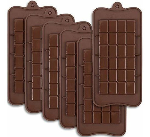Moldes De Silicona Para Chocolate Y Barras De Energía, Pack