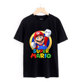 Polera Mario Bros Estampado Dtf Cod 008 - Senshi