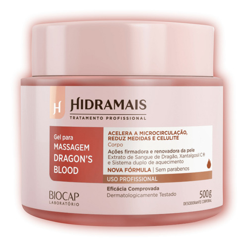 Gel Termoativo Hidramais Dragons Blood 500g