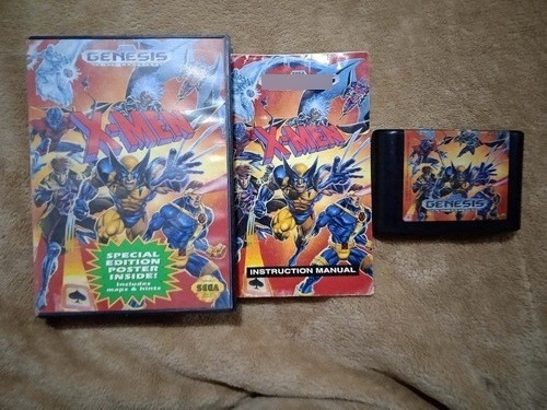 X-men En Caja Completo Para Sega Genesis,excelente