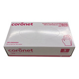 Guantes De Vinilo Descartables Coronet Ch-med-gde Caja X 100 Color Transparentes Talle Small/chicos