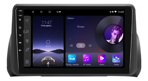 Central Multimidia Argo Cronos Android 13 2gb Carplay 9p Cam