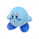 Pelúcia Personagem Kirby Azul Jogo De Videogame