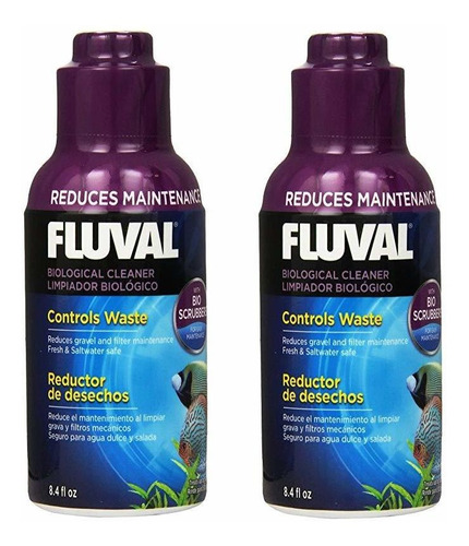 Cleaner Biológica Fluval Para Acuarios 8,4 Oz (2 Pack)