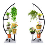 2pcs Modern Metal Plant Stand 5-layer Curved Bonsai Flow Lvv