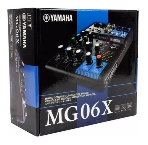 Mezclador Yamaha Analogo Consola Mg06x 