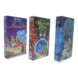 Trilogía De Aladdín Vhs, Clásicos De Walt Disney Originales