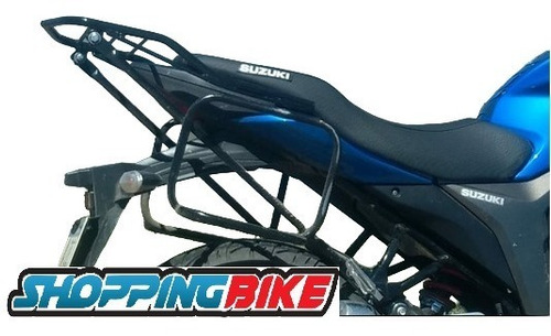 Porta Equipaje Suzuki Gixxer Con Portaalforjas Shopping Bike