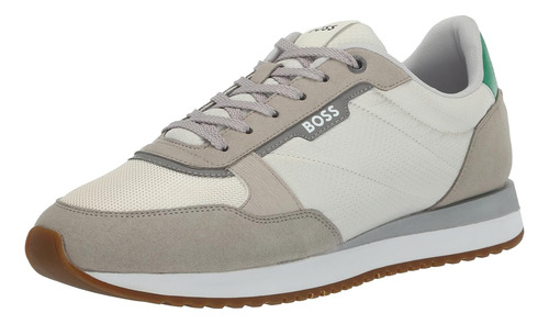 Tenis Boss Deportivos Estilo Retro Kai Hombre Beige B0c8lypj