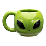 Caneca 3d Alien E.t. Alienígena Caneca Geek Cerâmica 400 Ml