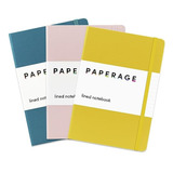 Cuaderno De Bocetos Paperage Cuadernos Forrados, Paquete De