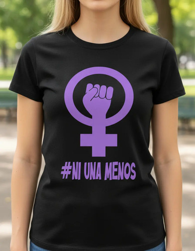 Playera Feminista 18 De Marzo Día De La Mujer Ni 1 Menos