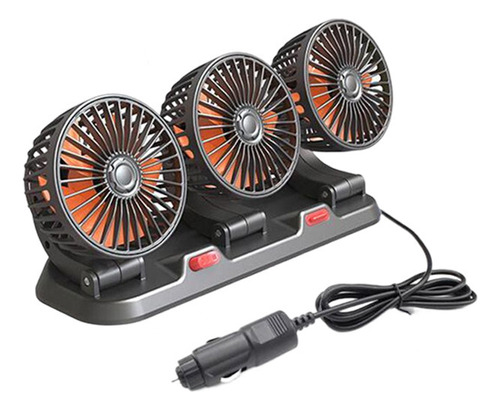 Ventilador De Coche De 12 V/24 V, Ventilador Silencioso Para