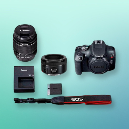 Camara Canon Eos Rebel T6 Kit + 50mm