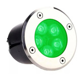 Luminária De Chão  Genérica Balizador 5w Verde