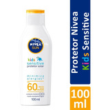 Protetor Solar Nivea Sun Kids Sensitive Fps60 100ml