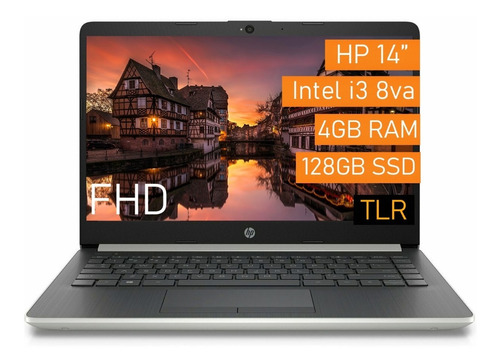 Notebook Hp I3 8va 128gb Ssd 4gb Ddr4 / Smart Fhd (1920x1080) New 2019 14i3