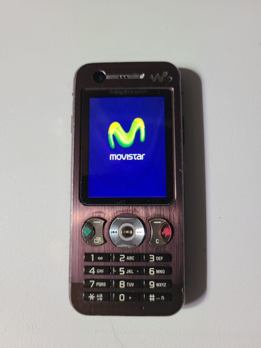 Sony Ericsson W890,funcionando Todo,movistar Solo Colección,pila Buena