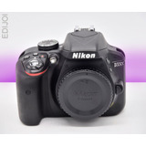 Câmera Nikon D3300 24mx Corpo +carr+bateria+8gb+card Reader