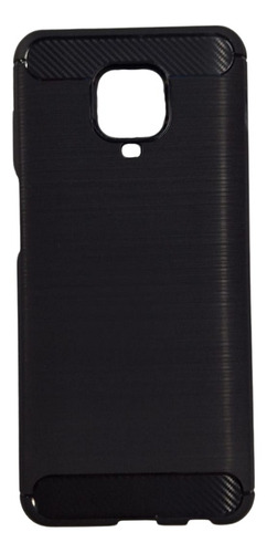 Funda Fibra Carbono Negra Para Xiaomi Redmi Note 9s