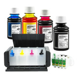 Bulk Ink P/ Epson Tx200 Tx210 Tx300 Luxo + 4 Frascos Tinta