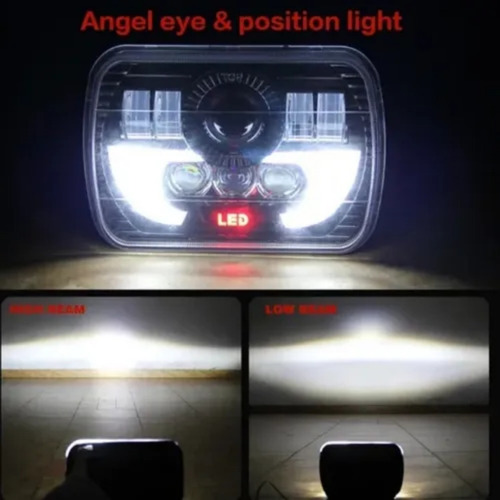 2 Faros Led De Lujo Para Eagle Luv Nissan Toyota Jeep Foto 2