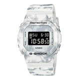 Reloj Casio G-shock Youth Frozen Forest Orig. Hombre E-watch Color De La Correa Blanco Color Del Bisel Blanco Color Del Fondo Negro