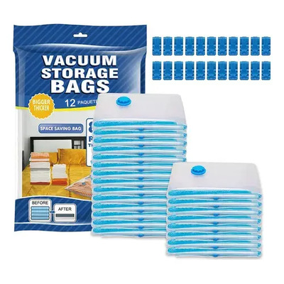 Bolsas De Almacenamiento Al Vacío Para Ropa Y Edredón 60*40cm 22 Pzas | MercadoLibre