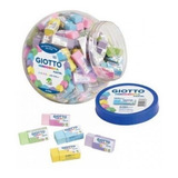 Mini Goma Giotto Pastel 120uni