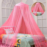 Cama Doble Con Toldo De Tela Con Mosquitera Fluorescente