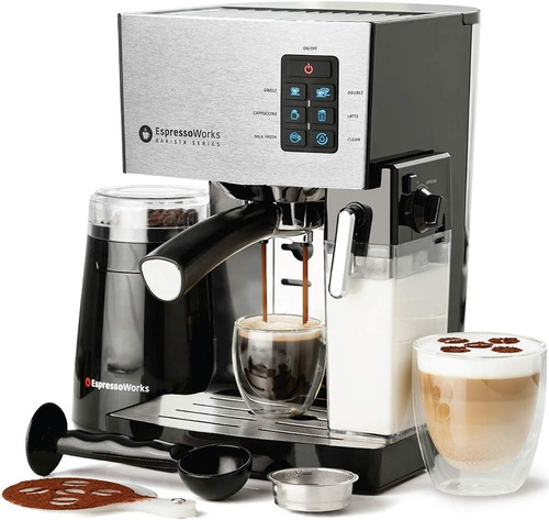 Cafetera Capuchinera Cafe Express + Molino Espressowork 1.4l