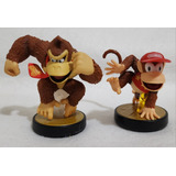 Nintendo Amiibo Supersmashbros Donkey Kong E Diddy Kong 