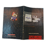Super Nintendo Entertainment System Só Manual Console Nacion
