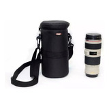 Porta Lente Gg Case Bag Bolsa West Canon Nikon Sony Cor Preto