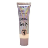 Base Ruby Rose Natural Look Nude 1 - Makeup San Isidro