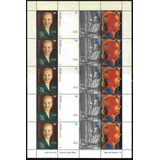 Argentina Mint 2002 Eva Perón Plancha Comp 5 Series 2494/97
