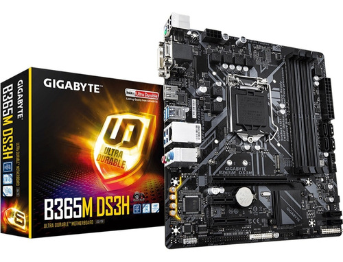 Tarjeta Madre Gigabyte B365m Ds3h Socket 1151 Ddr4 Micro Atx