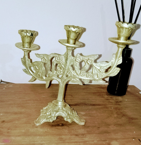 Candelabro De Bronce, Tres Brazos 