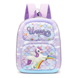 Mochila Unicornio Escolar Bolso Infantil Escuela Unisex Lion