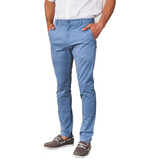 Pantalón Hombre Vestir Chino Rock Bensimon Skinny Fit Cielo