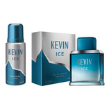 Perfume Hombre Kevin Ice Edt 100 Ml + Desodorante Regalo
