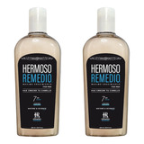 Pack Shampoo Hermoso Remedio ®  Anticaida Crecimiento Acelerado Anticaspa Reparador Hidratante Para Hombre 250ml Por 2 Unidades