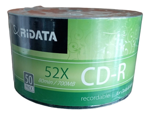 Cd- R Ridata Logo 52x 700mb X50
